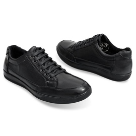 Zapatos Piel Cordones LJ19 Negro 3