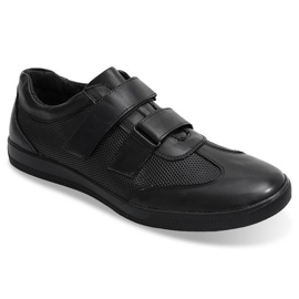 Zapatos Piel Cordones LJ21 Negro 1
