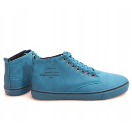 Zapatillas altas con estilo Y007 Sky Blue azul 2