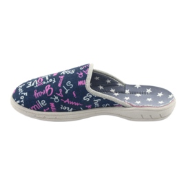 Zapato infantil color befado 707Y397 azul marino rosa gris 2