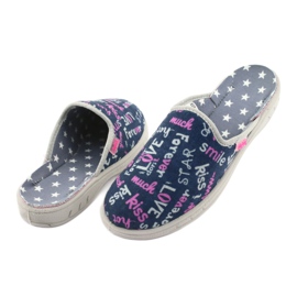 Zapato infantil color befado 707Y397 azul marino rosa gris 5
