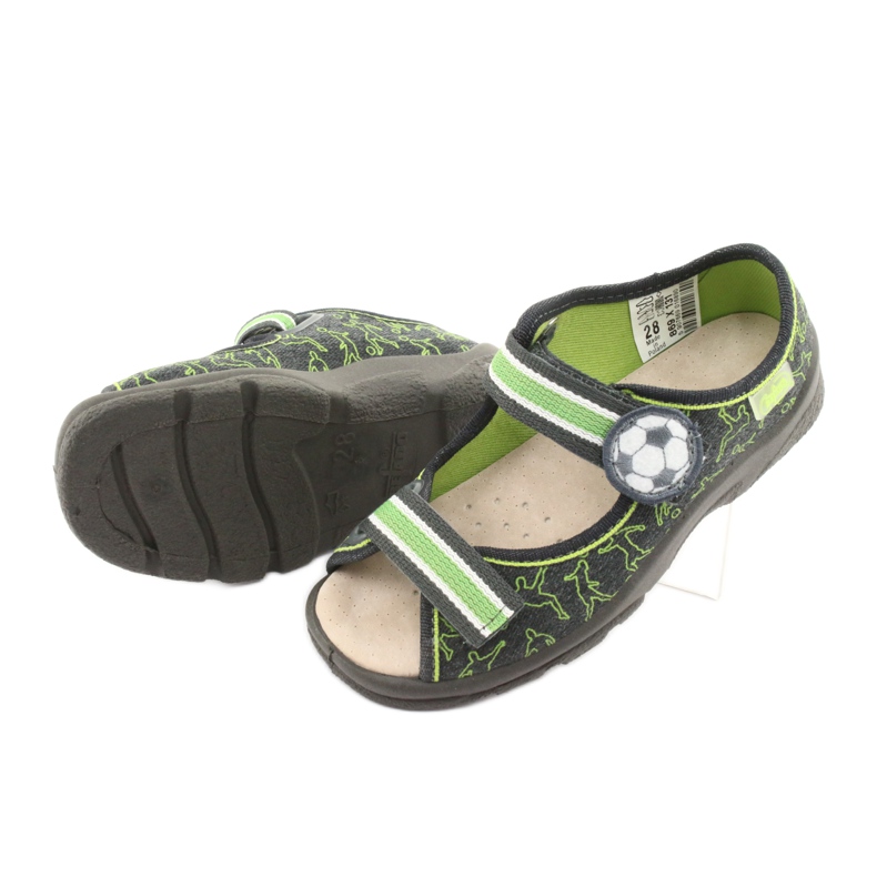 Calzado infantil befado 869x131 gris verde 4