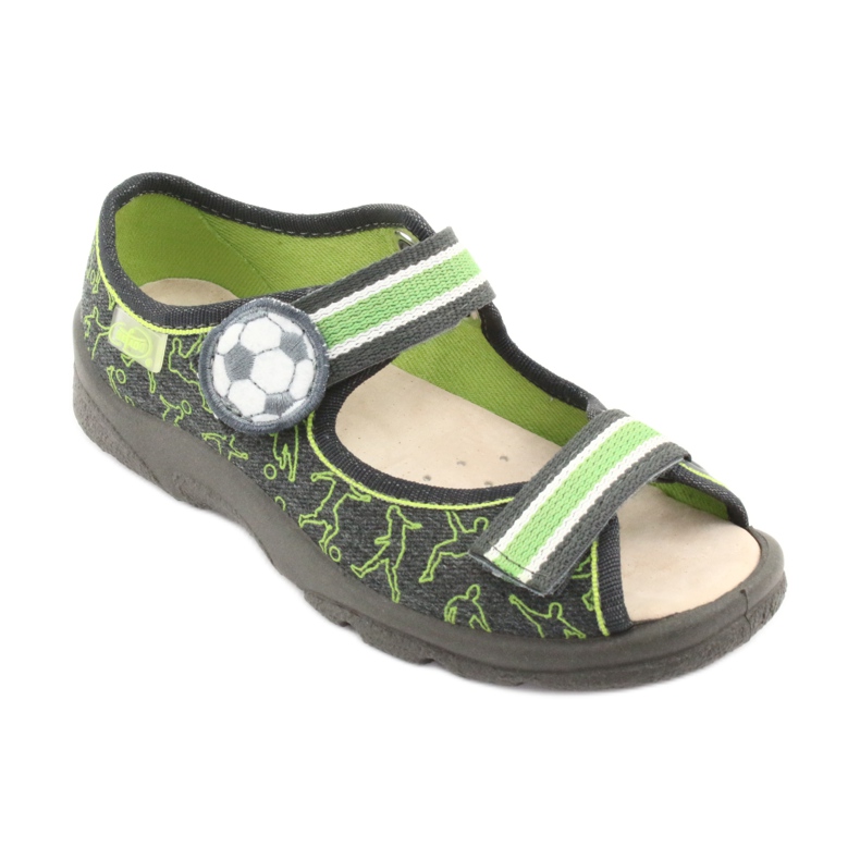 Calzado infantil befado 869x131 gris verde 1