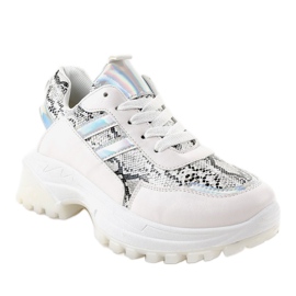 Zapatos deportivos blancos con estilo 690051 multicolor 1