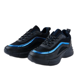 Zapatillas deportivas azul marino BY-082 3