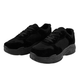 Zapatilla deportiva mujer ante negro R-372 2