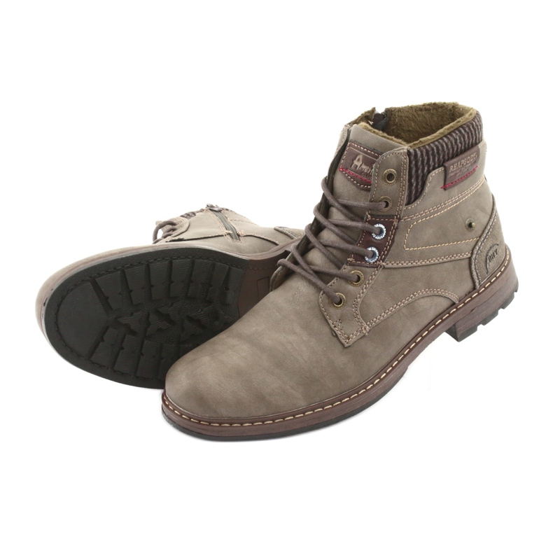 Botas de hombre american club RH31 marrón 5
