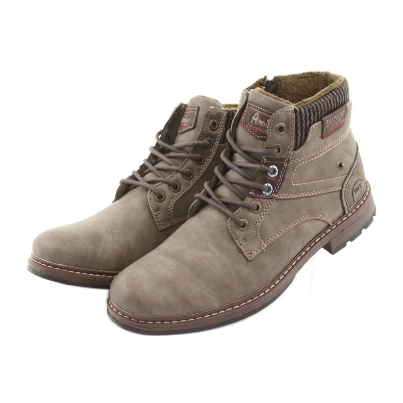 Botas de hombre american club RH31 marrón 3