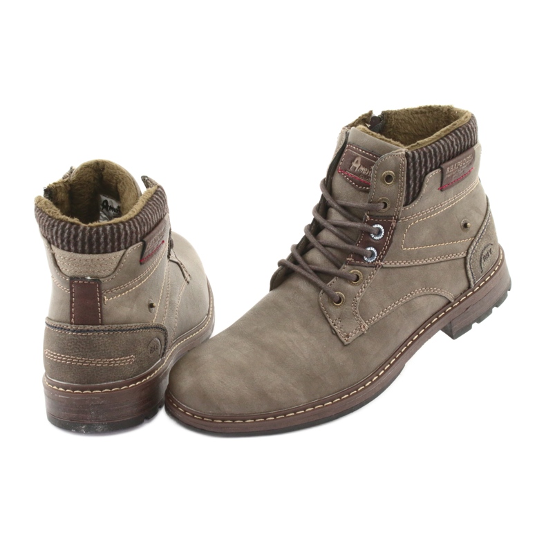 Botas de hombre american club RH31 marrón 4