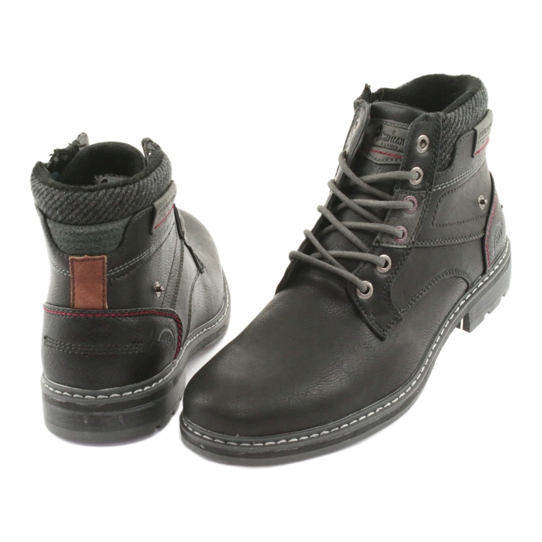 Botas de hombre american club RH31 negras negro 4