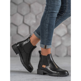 Botines chelsea negros de VINCEZA 1