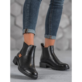 Botines chelsea negros de VINCEZA 2