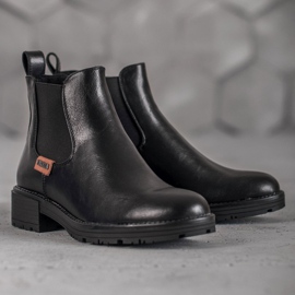 Botines chelsea negros de VINCEZA 3