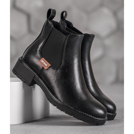 Botines chelsea negros de VINCEZA 5