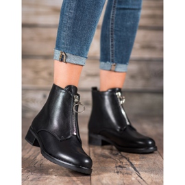 Seastar Botas con cremallera decorativa negro 3