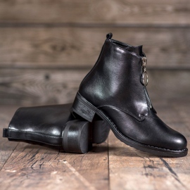 Seastar Botas con cremallera decorativa negro 4