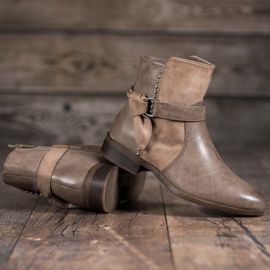 SDS Botas beige de mujer 3