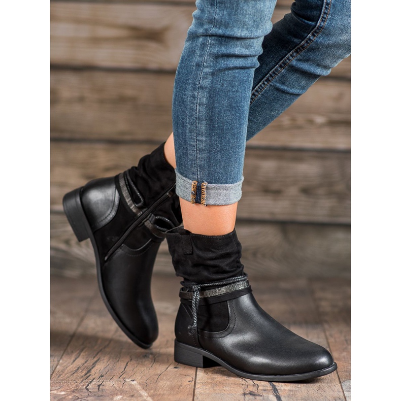 Anesia Paris Botas altas negro 1