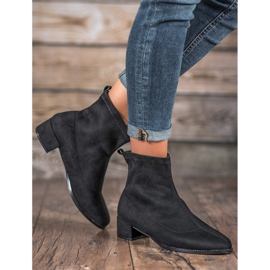 Sweet Shoes Botas de gamuza con estilo negro 4