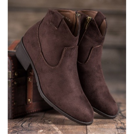 Filippo Botas vaqueras de ante marrón 3