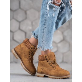 SHELOVET Tramperos de moda marrón 3