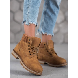 SHELOVET Tramperos de moda marrón 4