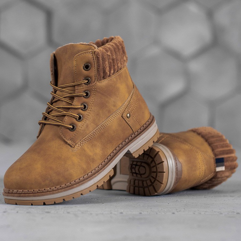 SHELOVET Tramperos de moda marrón 1 SHELOVET Tramperos de moda marrón 1