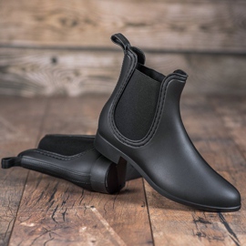 SHELOVET Chanclos mate negro 3