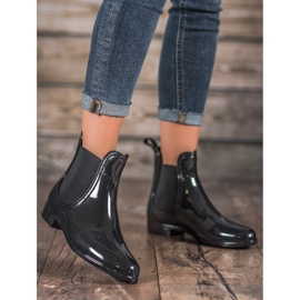 SHELOVET Chanclos de mujer negro 5