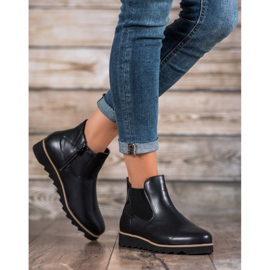 Bona Botas ligeras en la plataforma negro 4