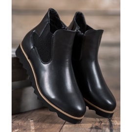Bona Botas ligeras en la plataforma negro 3