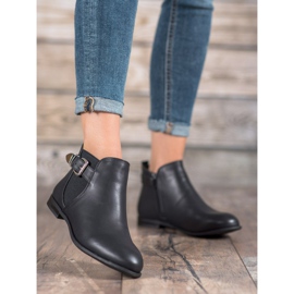 Sixth Sense Botas de cuero ecológico con hebilla negro 1 Sixth Sense Botas de cuero ecológico con hebilla negro 1