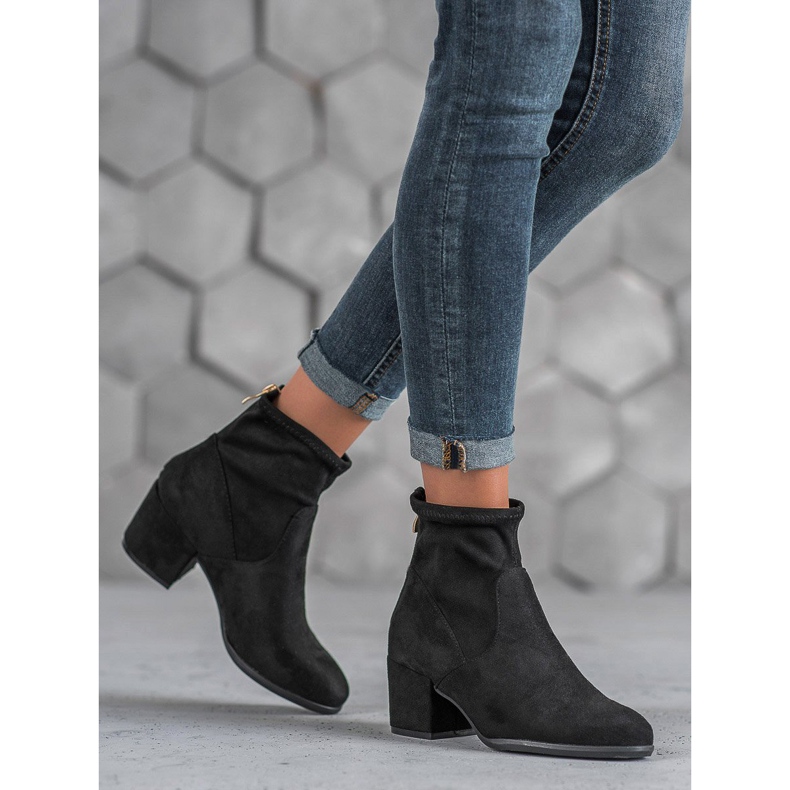 SHELOVET Botas elegantes con cremallera. negro 2