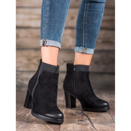 S. BARSKI Botas de mujer negras negro 4