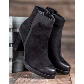 S. BARSKI Botas de mujer negras negro 2