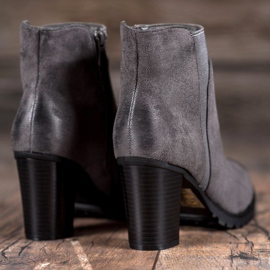 S. BARSKI Botas de mujer grises 1