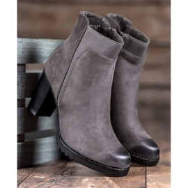 S. BARSKI Botas de mujer grises 2