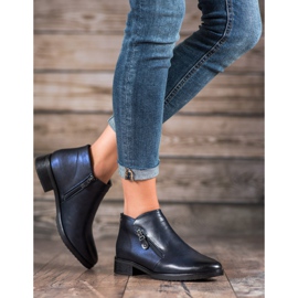 M.Daszyński Botas bajas azul marino 3