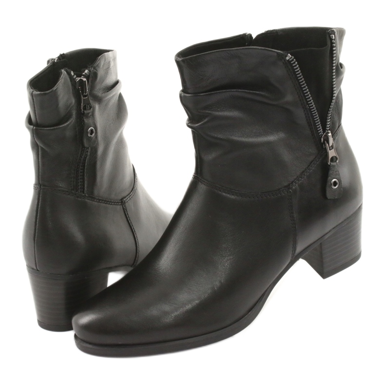 Caprice negro tacones altos 25347 5