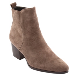Botas de ante Taupe Filippo 922 marrón 1