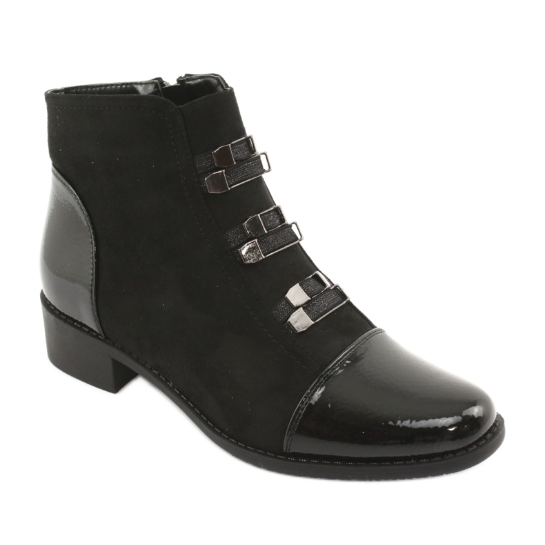M.Daszyński Botas negras Jodhpur negro 1