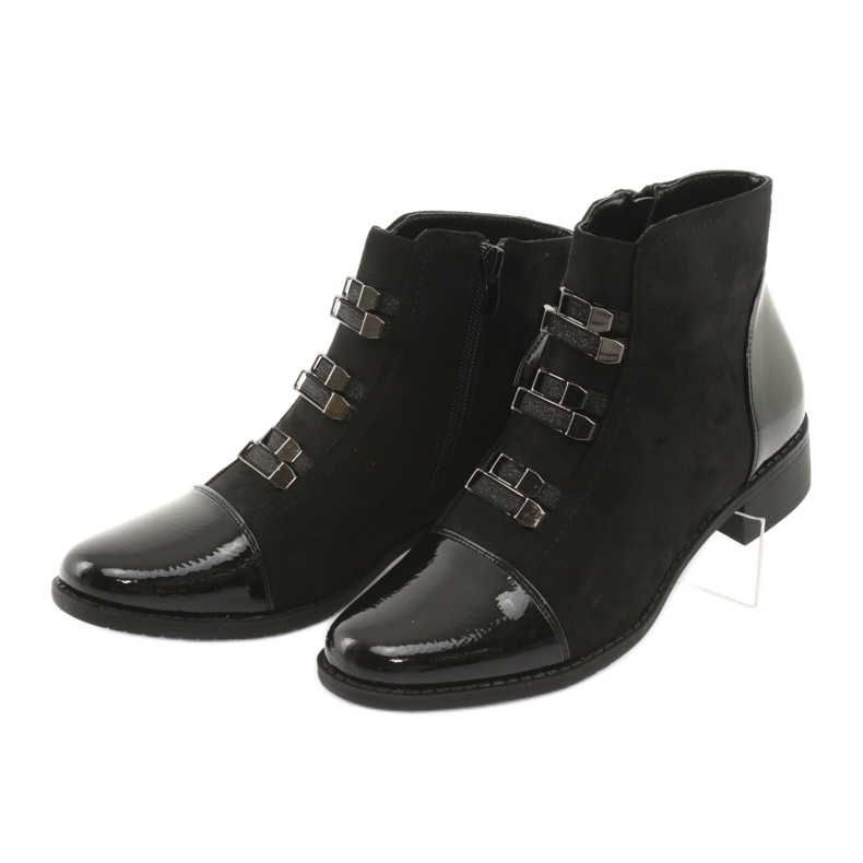 M.Daszyński Botas negras Jodhpur negro 3