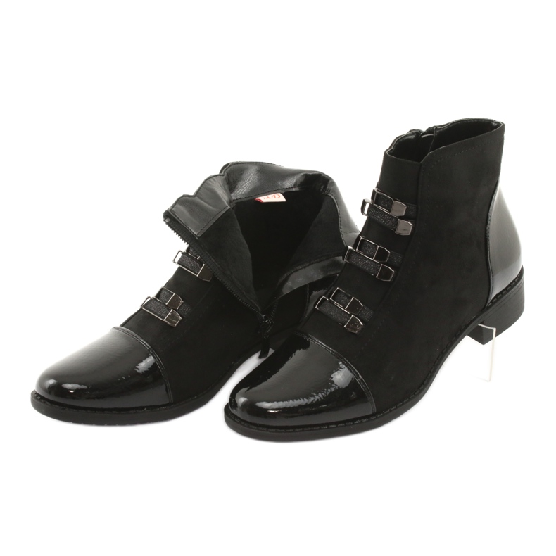 M.Daszyński Botas negras Jodhpur negro 5