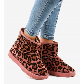 Leopardo cálido esquimal rosa 7602-PA rosado multicolor 2
