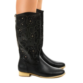 Bota calada negra TLT1301 negro 2