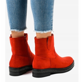 Botines ante rojo CH1812-2 4