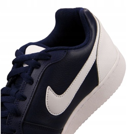 Zapatillas Nike Ebernon Low M AQ1775-401 blanco azul marino 3