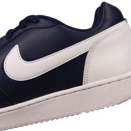 Zapatillas Nike Ebernon Low M AQ1775-401 blanco azul marino 5