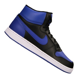 Calzado Nike Ebernon Mid M AQ1773-001 negro azul 2
