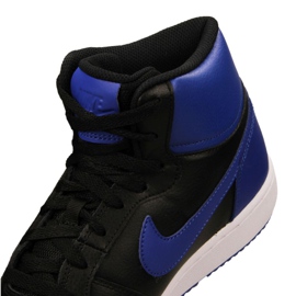 Calzado Nike Ebernon Mid M AQ1773-001 negro azul 4
